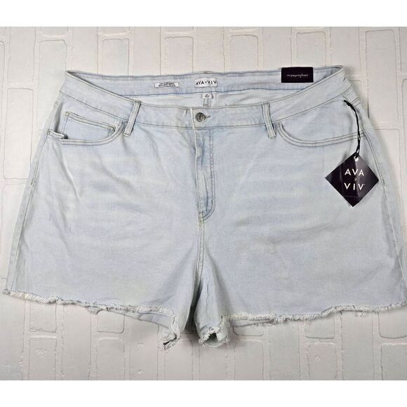Ava & Viv Light Cut off Shorts 20 - Picture 1 of 3